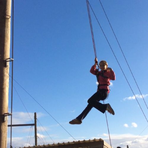 Giant Swing, Trapeze, Zip Wire and Rifle Shooting